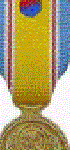 Republic of Korea War Service Medal With Printed Device (Mini)